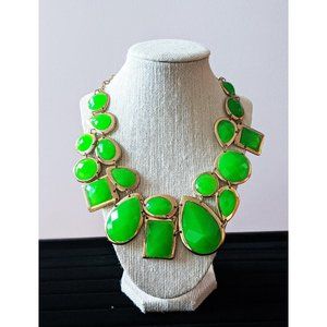 Bright Green Gem Neckpeice